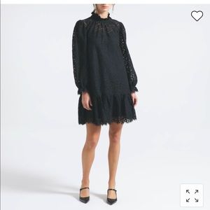JCrew Ruffleneck Dress